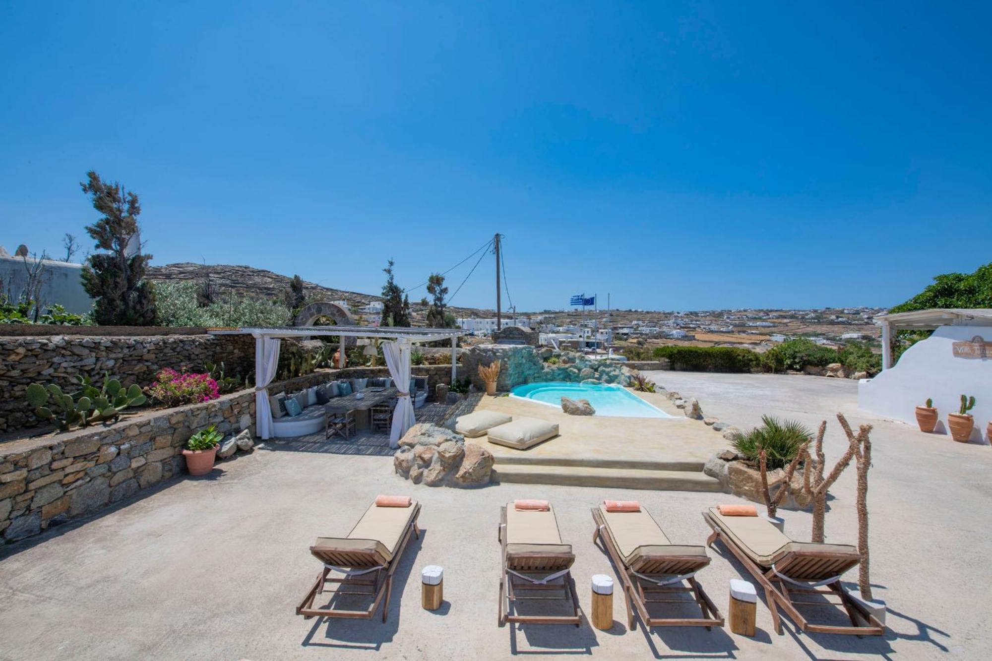 Tatiana Villa & Apartments Klouvas Екстер'єр фото